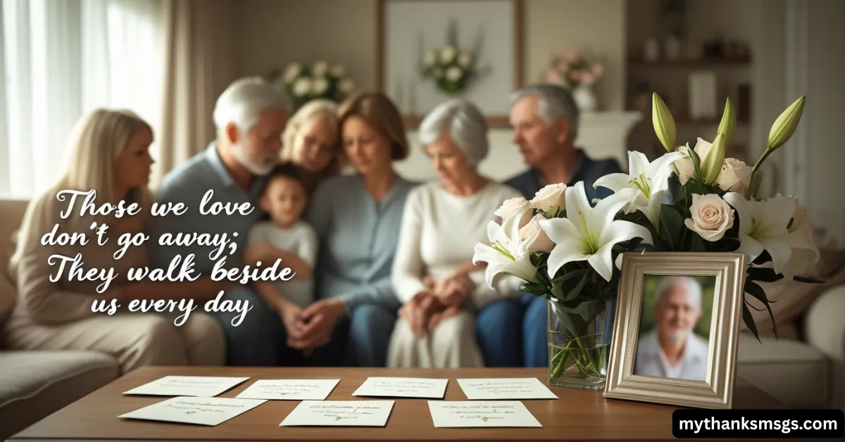 Funeral Thank You Messages for Close Friends and Family