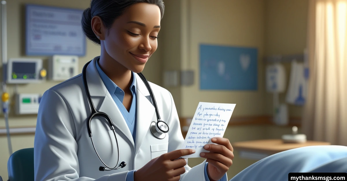 What Makes Appreciation Messages for Doctors Meaningful