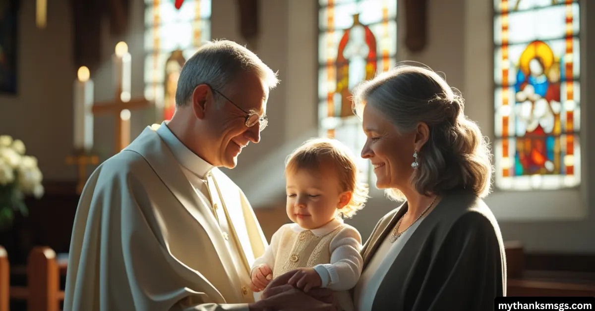 Thank You Messages for Godparents at Baptism or Christening