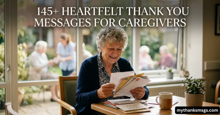 145+ Heartfelt Thank You Messages for Caregivers