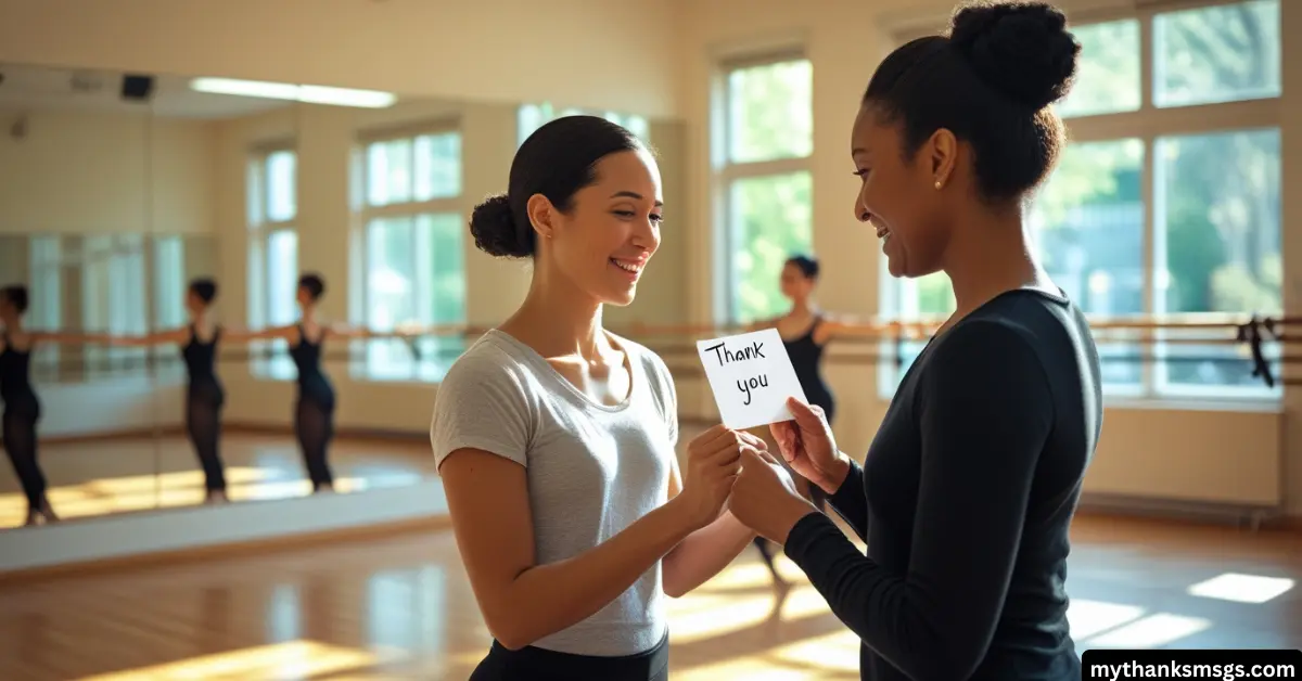 Heartfelt Thank You Messages for Dance Teachers