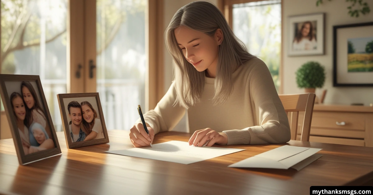 Writing a Thank You Letter for Family Love That Feels Natural