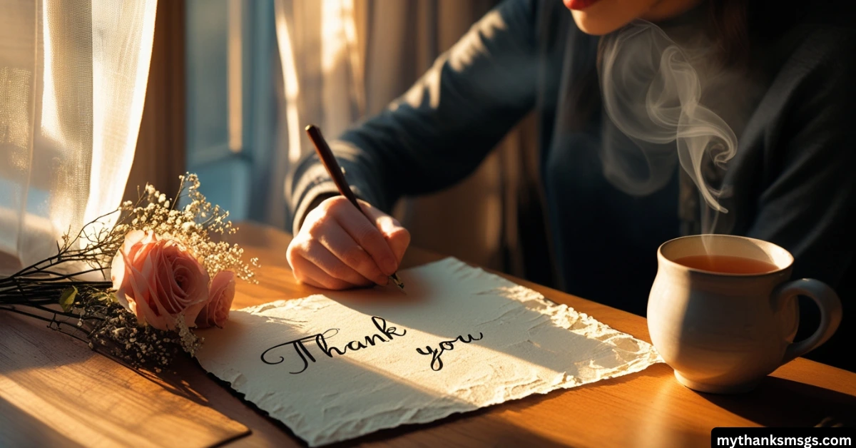 What Makes a Romantic Thank You Letter Feel Genuine