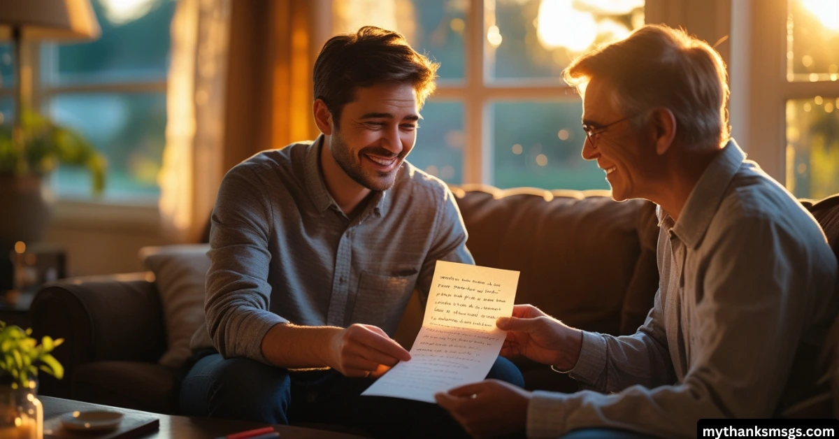 Emotional Thank You Message to Godfather