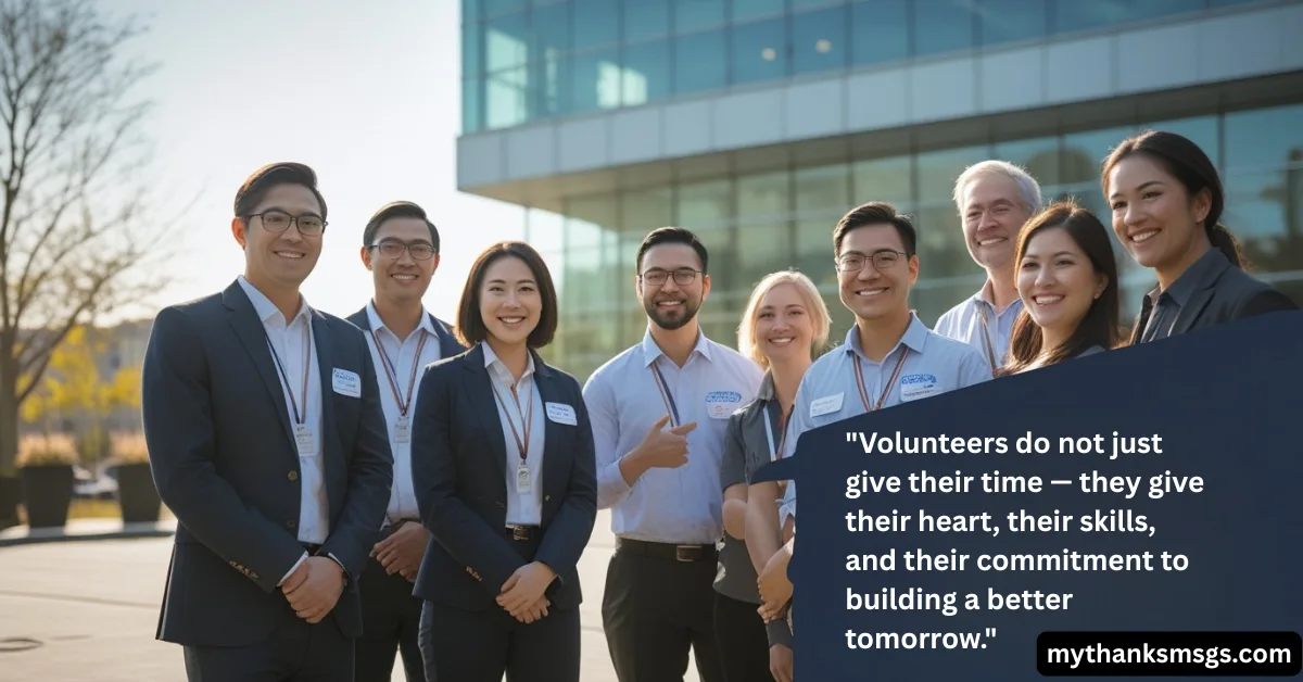 Quotes to Thank Corporate Volunteers