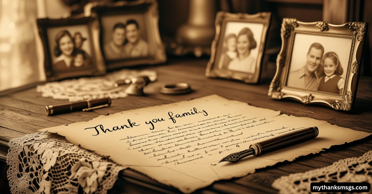 How to Structure a Thank You Family Letter