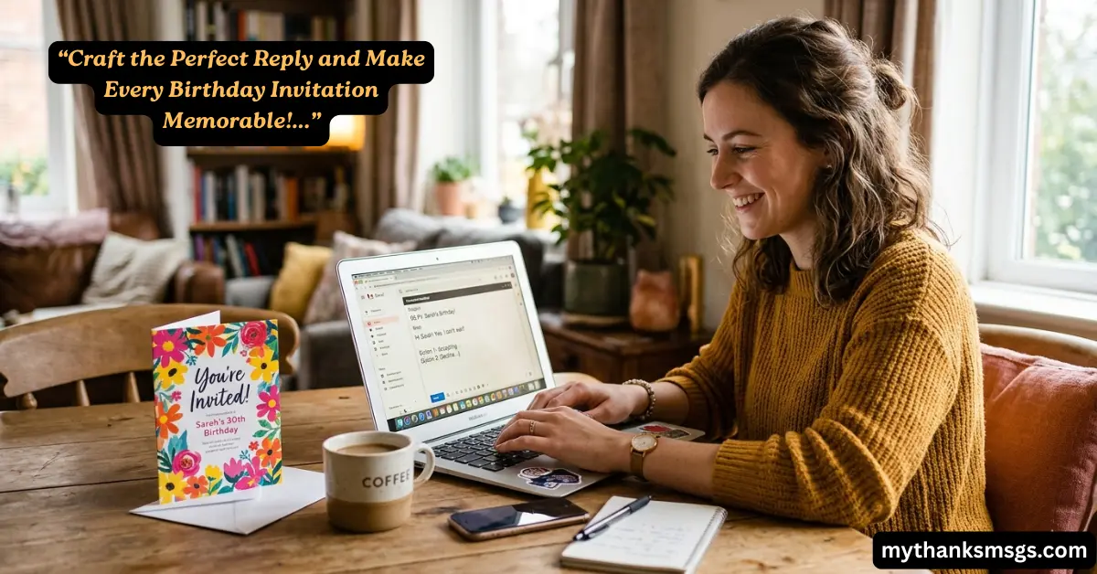 How to Reply for a Birthday Invitation: 7 Simple Examples