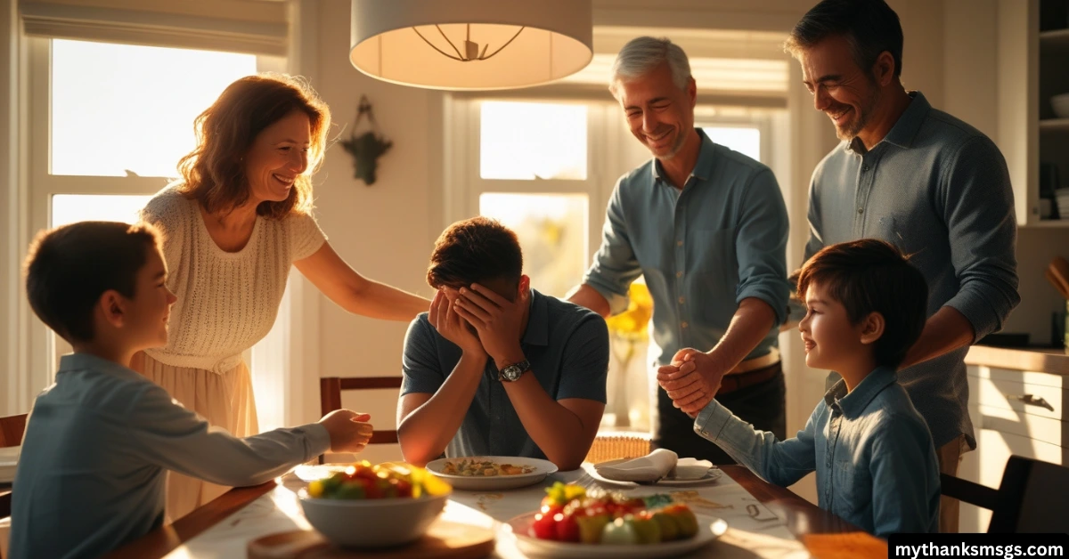 I Am Thankful for My Family Because They Support Me