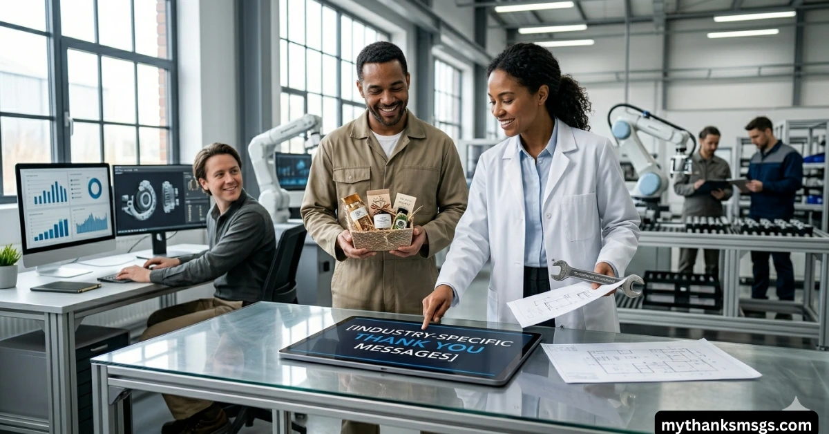 Industry-Specific Thank You Messages