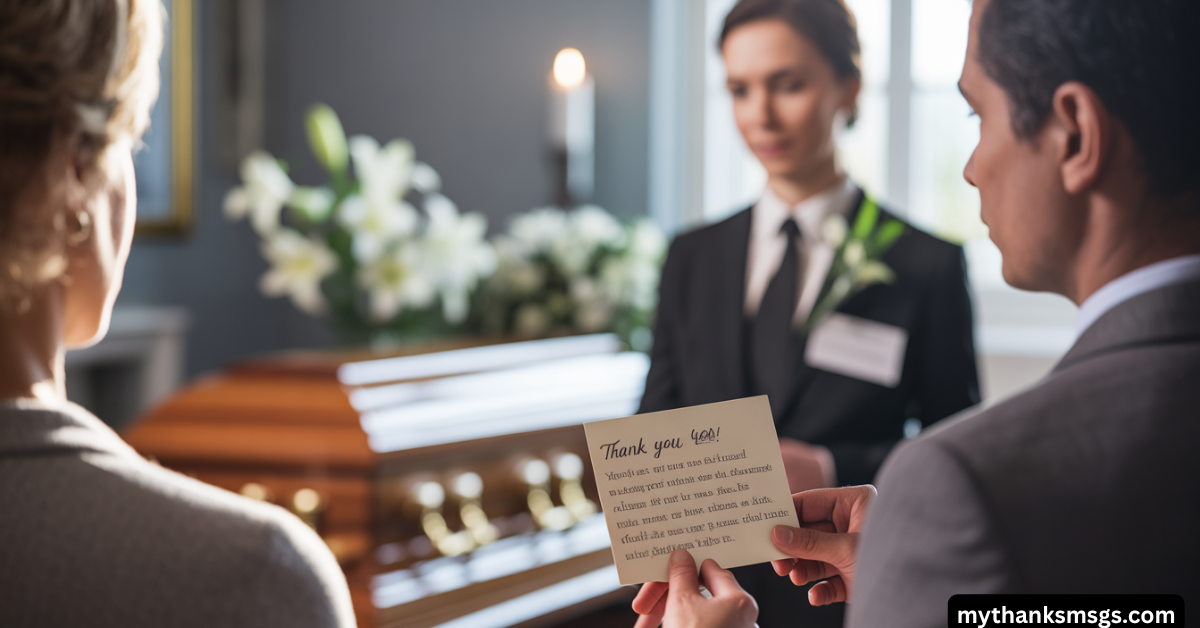 Thank You Message to Funeral Director: Guide & Examples