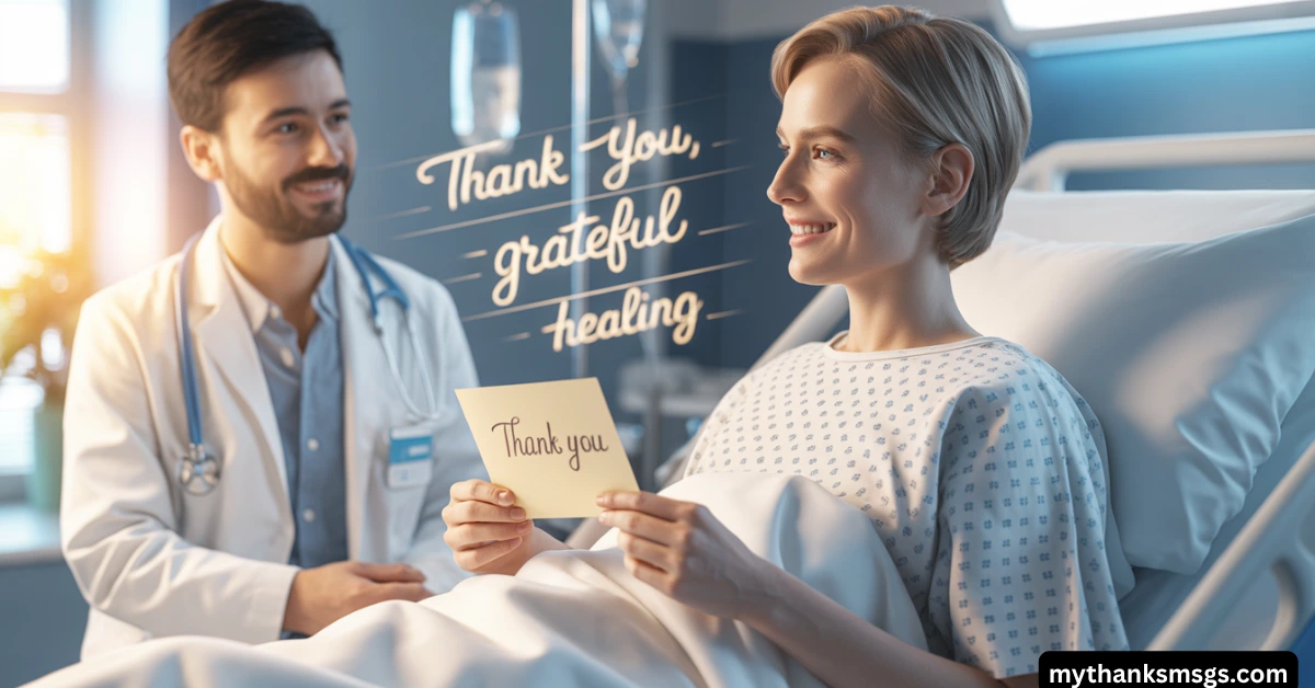 100+ Grateful and short thank you message for doctor after surgery
