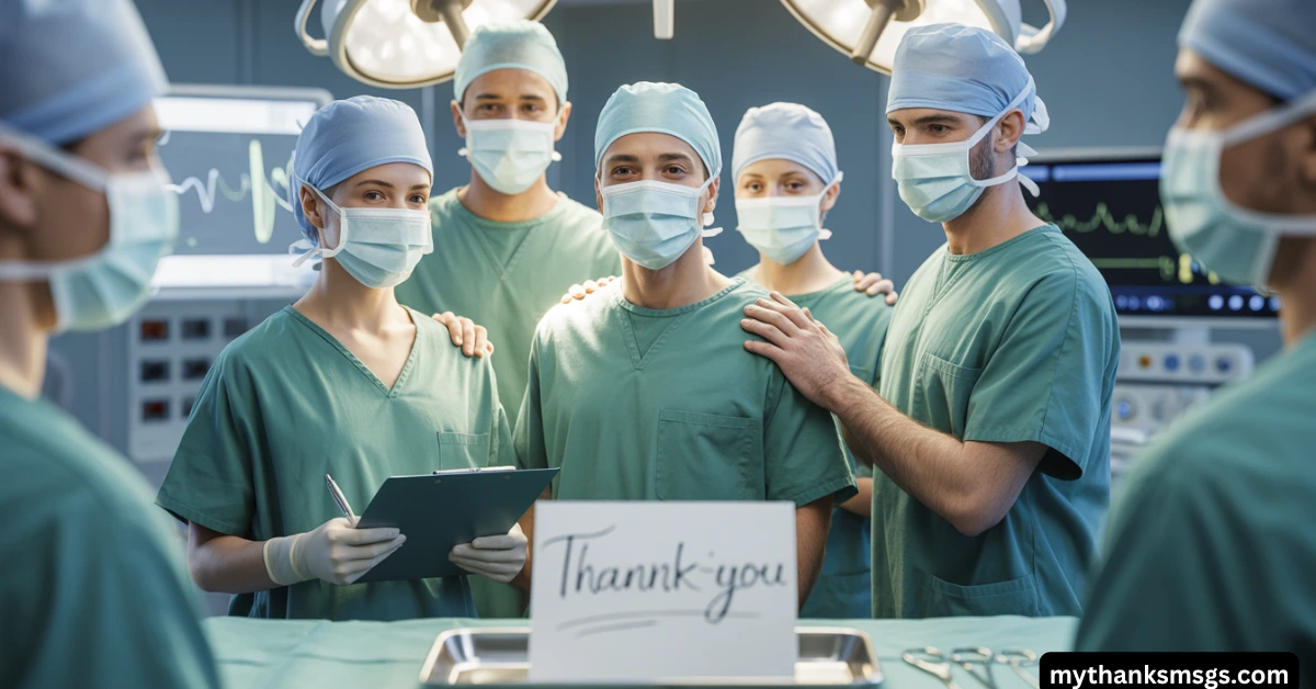 Messages for the Entire Surgical Team