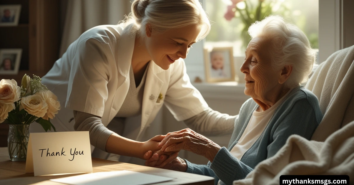 More Caregiver Thank You Message Ideas