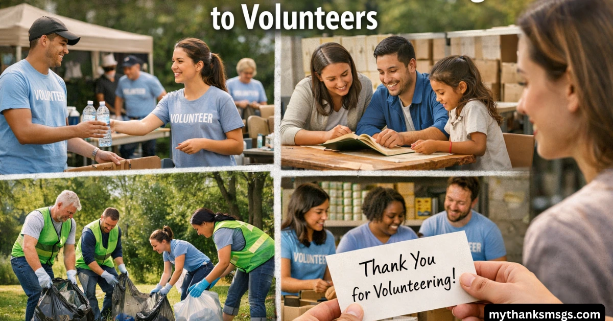 When to Send Thank You Messages to Volunteers