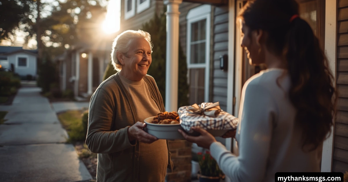 Thank You for Food or Gifts