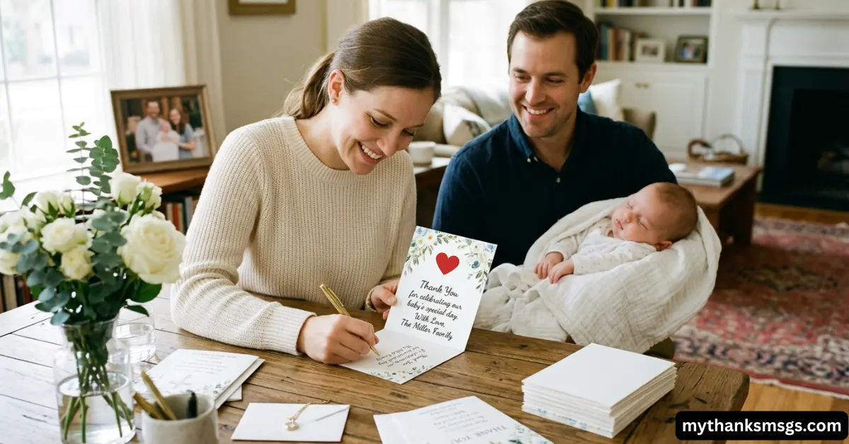 75+ Irresistible Baptism Thank You Card Messages for Loved Ones