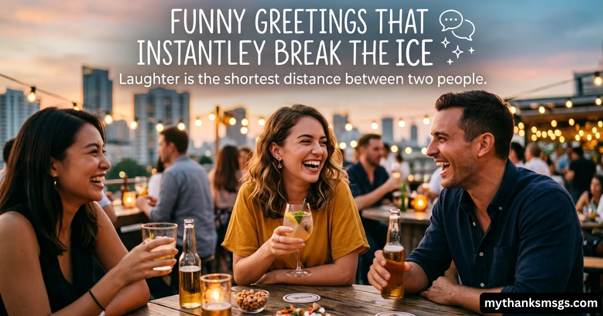 Funny Greetings That Instantly Break the Ice