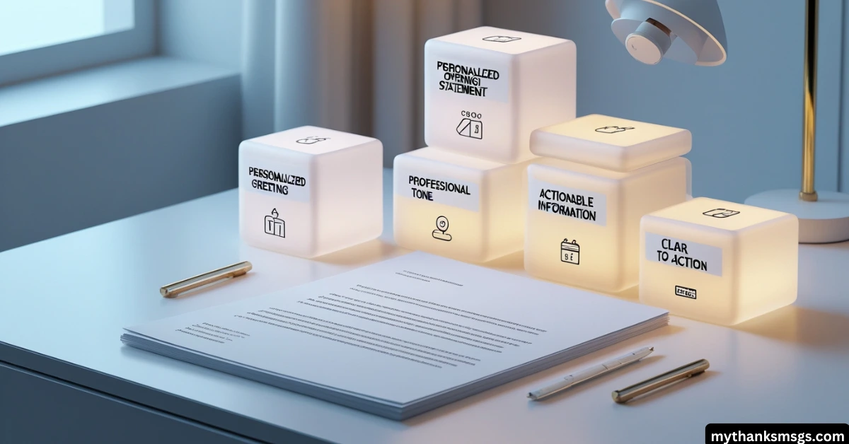 Key Elements of a Professional Customer Letter