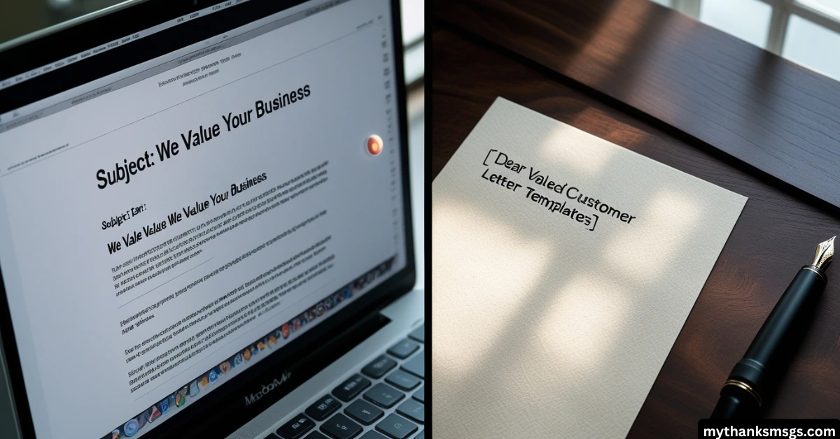 Email vs Printed Customer Letters