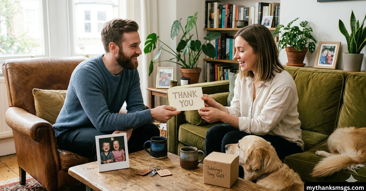 Ways to Show Gratitude Towards Siblings