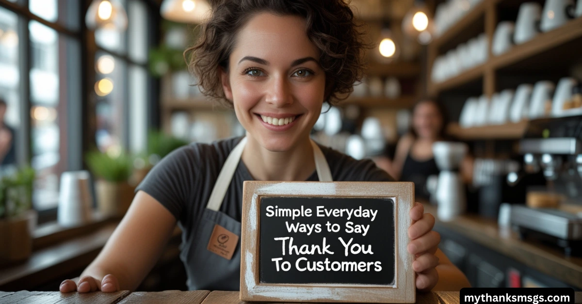 Simple Everyday Ways to Say Thank You to Customers