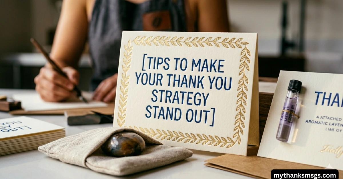 Tips to Make Your Thank You Strategy Stand Out