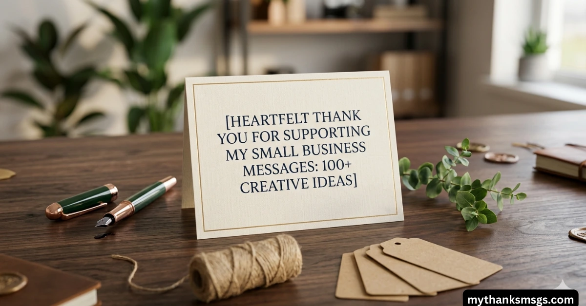 Heartfelt Thank You for Supporting My Small Business messages: 100+ creative ideas