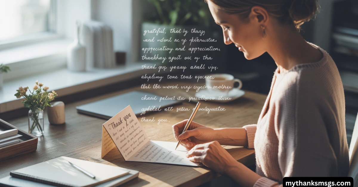 Tone Tips for a Thoughtful Thank You Note