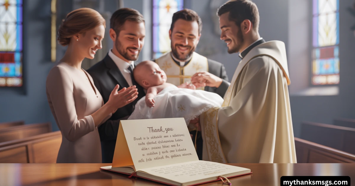 Thank You for Baptism or Religious Ceremonies