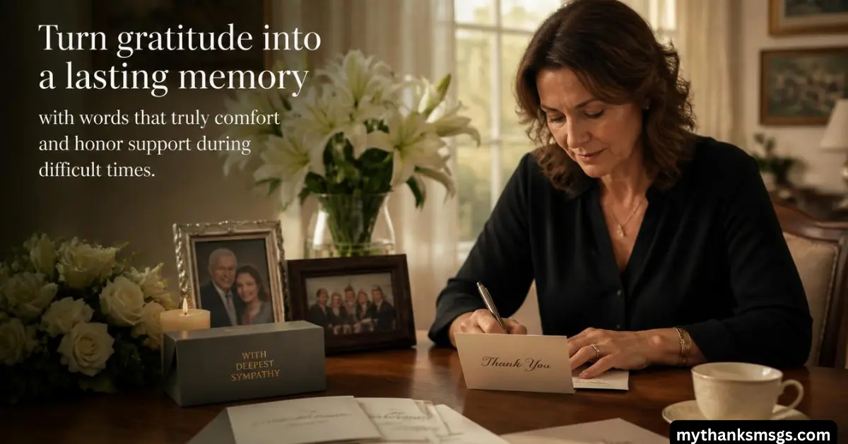 Tips for Writing a Meaningful Funeral Thank You Note
