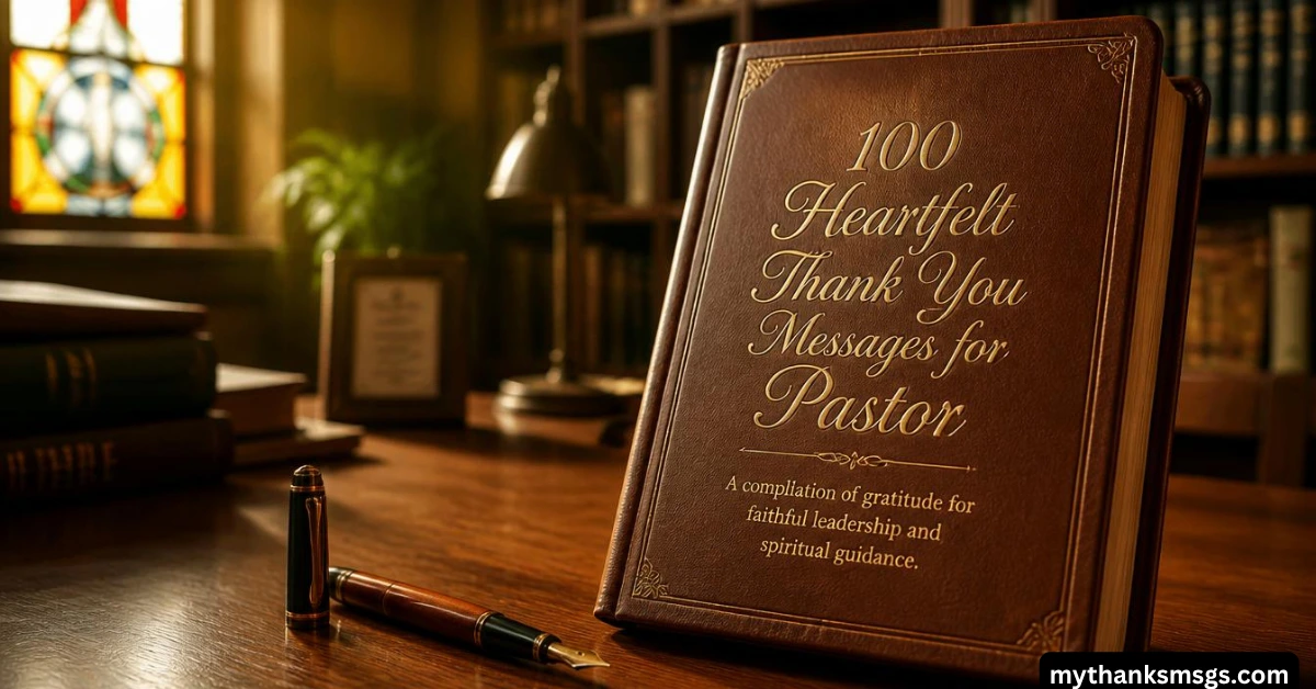 100 Heartfelt Thank You Messages for Pastor