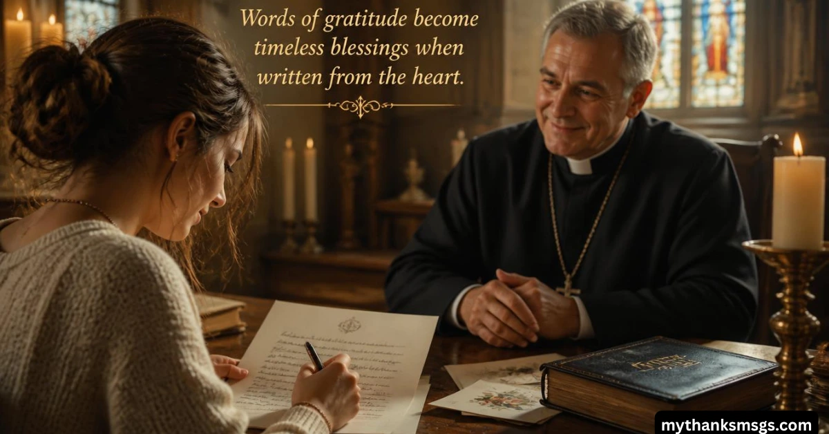 150+ Heartfelt Thank You Letter for Priest Ideas