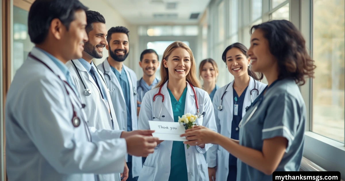 Thank You Messages for Hospital Doctors and Staff