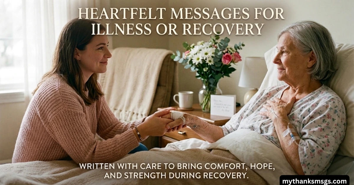 Heartfelt Messages for Illness or Recovery