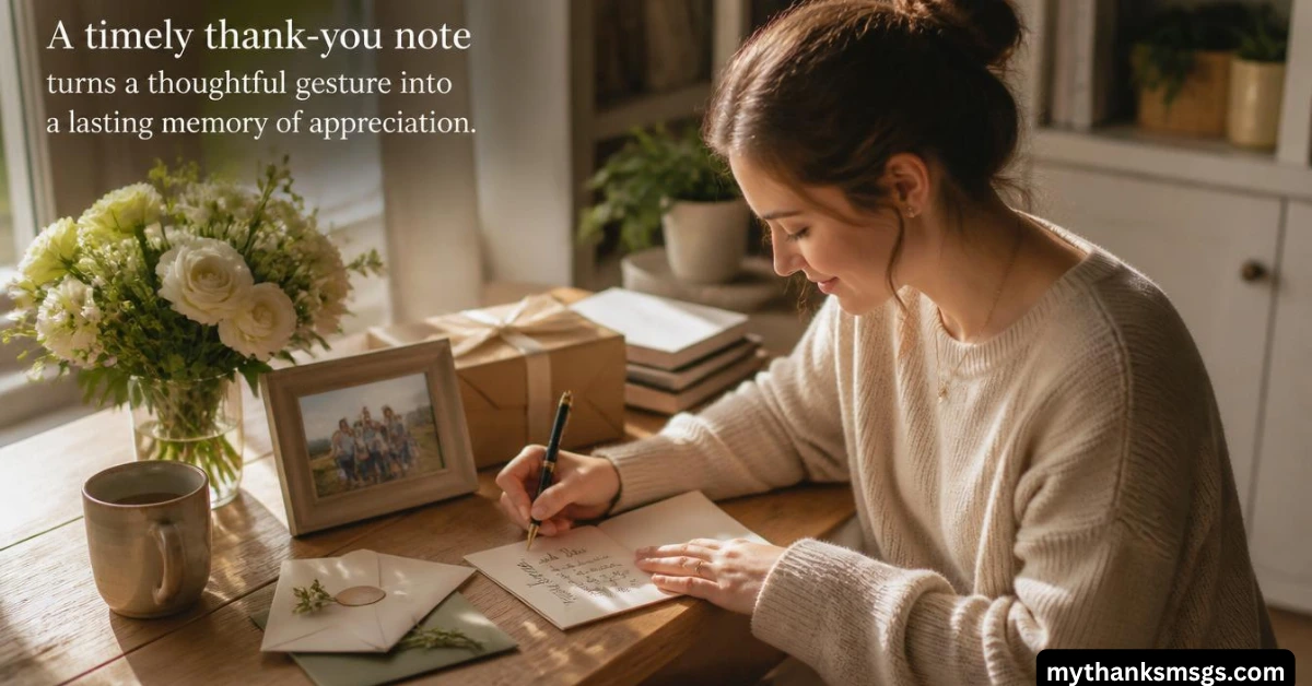 When Should You Send a Thank You Note?