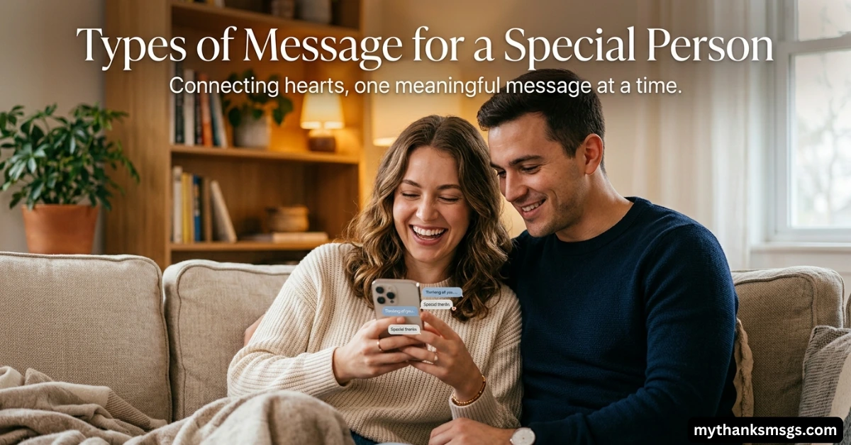 Types of Message for a Special Person