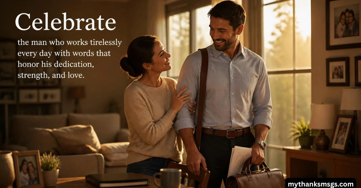 Appreciation Quotes for a Hardworking Husband