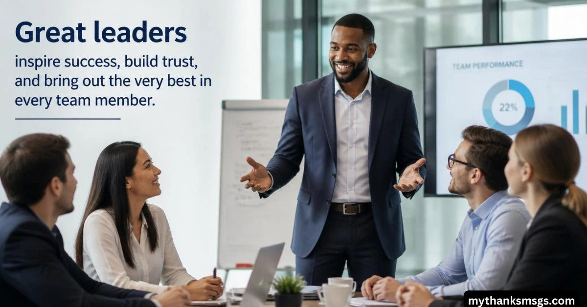 Appreciation Quotes for Team Leaders