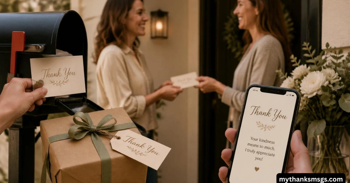 Practical Ways to Deliver Your Thank You Note
