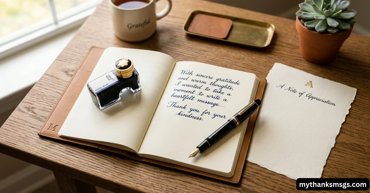 Tips for Writing Your Own Thank You Message to Therapist