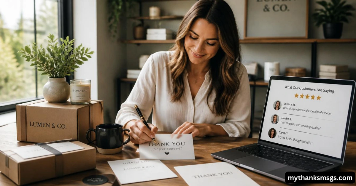Examples of Memorable Customer Thank You Messages