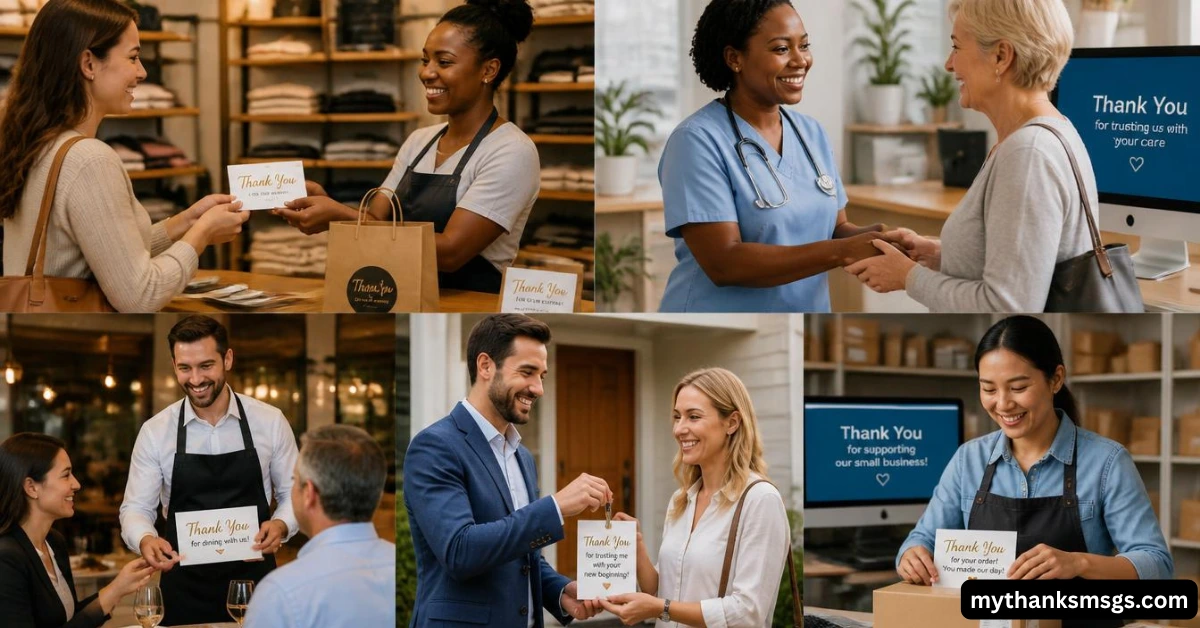 Customer Thank You Messages for Different Industries