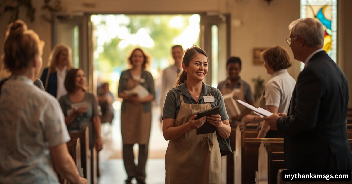 Volunteer Thank You Messages for Churches