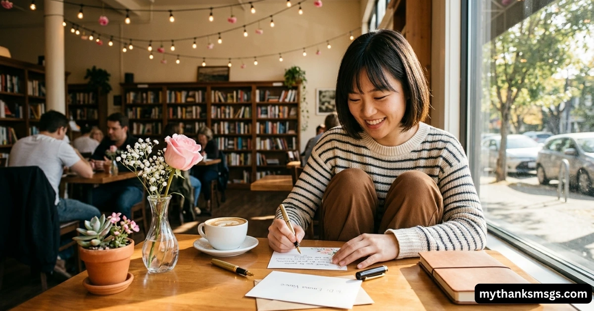 Creating a Memorable Thank You Message