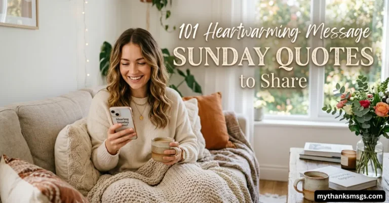 101 Heartwarming Message Sunday Quotes to Share