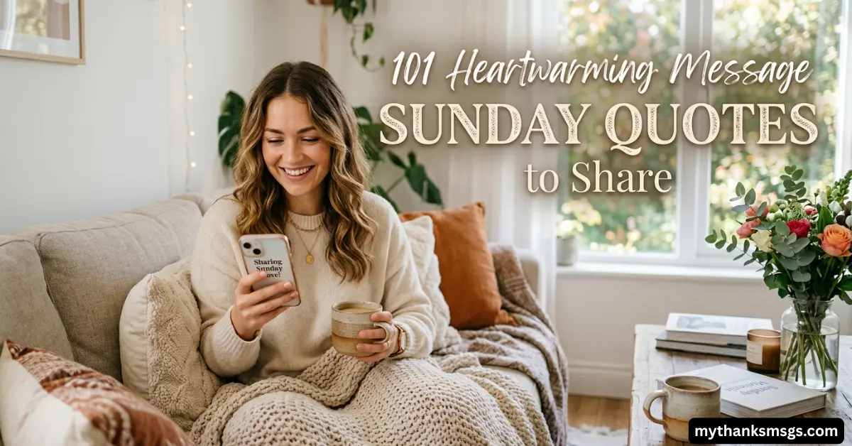 101 Heartwarming Message Sunday Quotes to Share