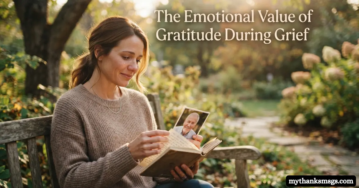 The Emotional Value of Gratitude During Grief