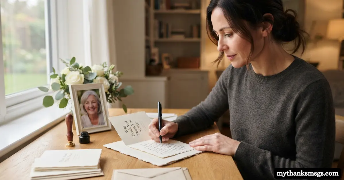 Why Funeral Thank You Notes Matter