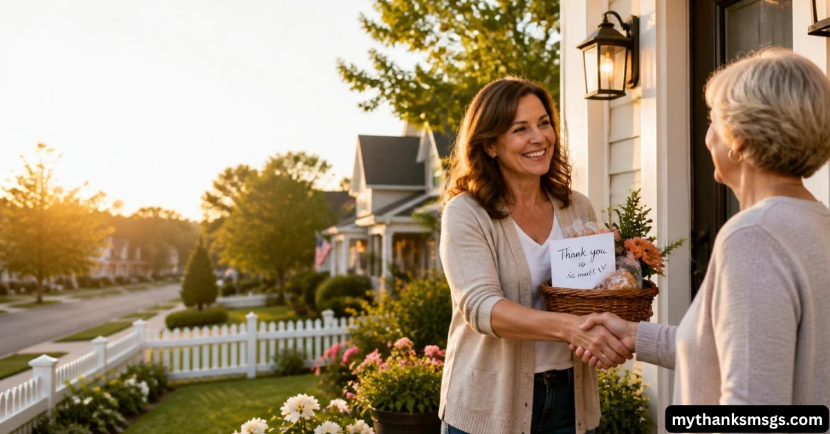 What Makes a Great Neighbor Thank You Note?