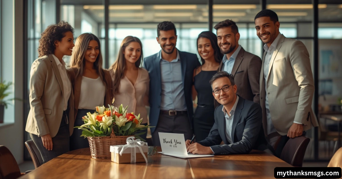 Tips for Writing Thank You from All of Us Messages